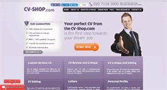 Desktop Screenshot of cv-shop.com